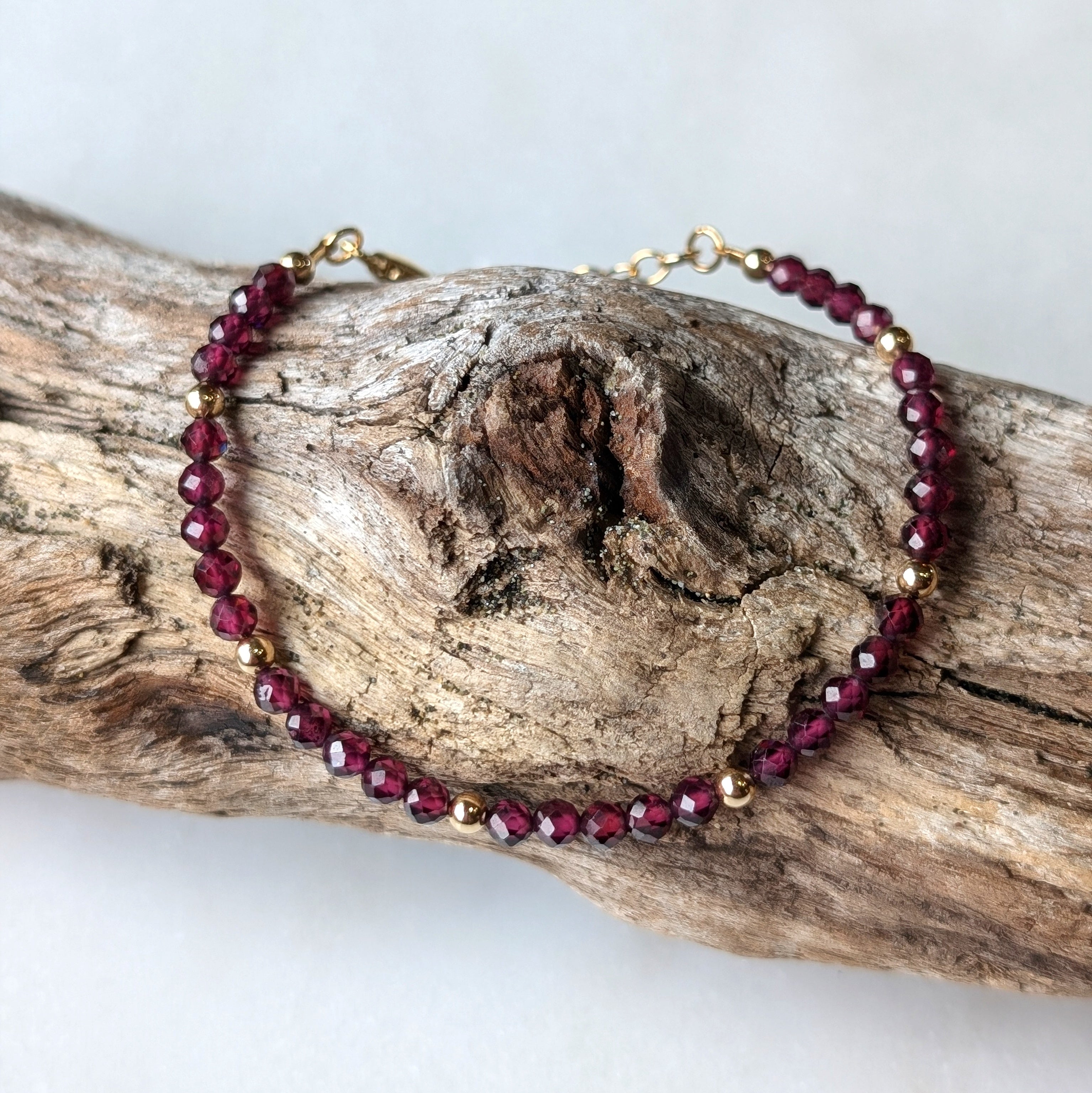 Garnet Luxe Bracelet