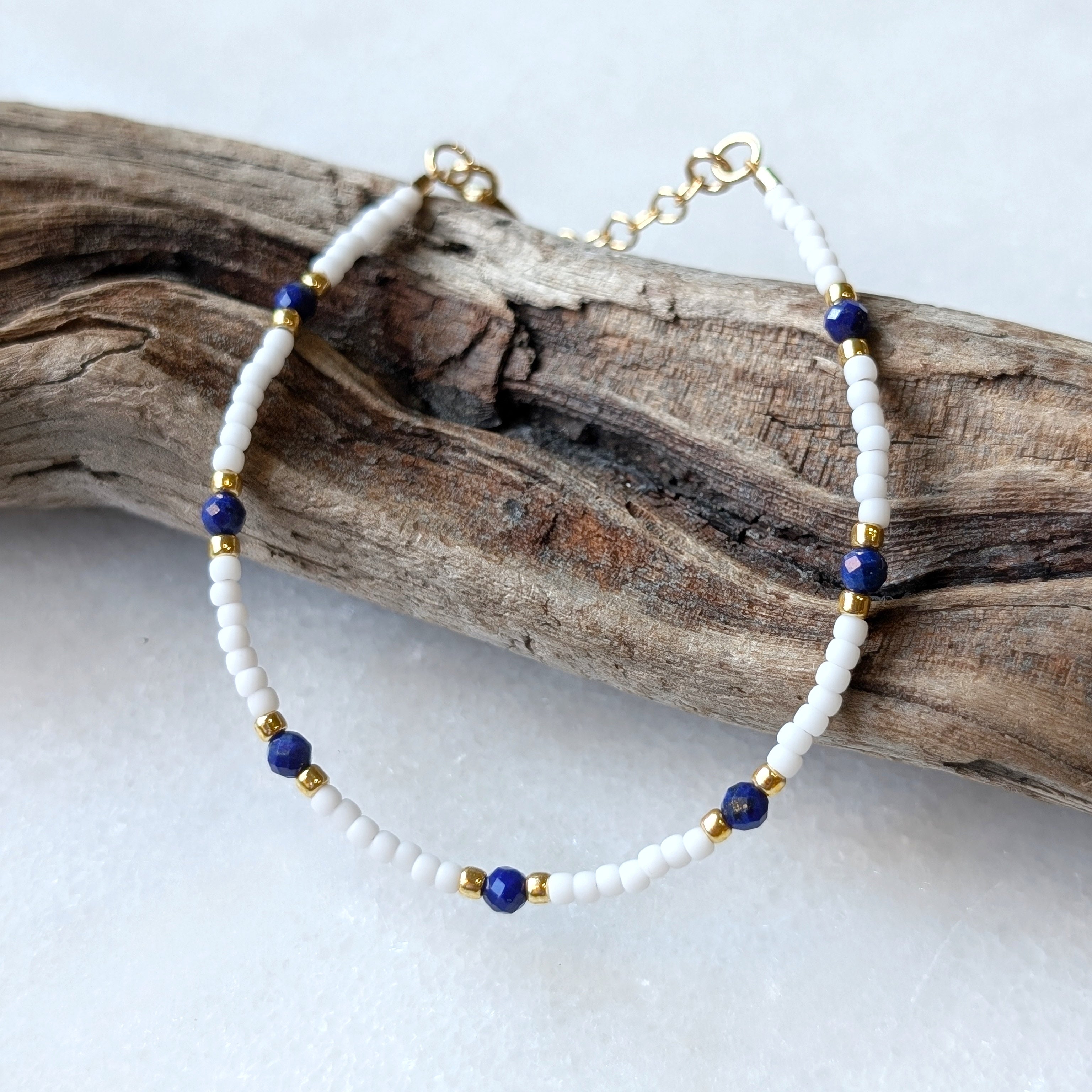 Lapis Santorini Bracelet