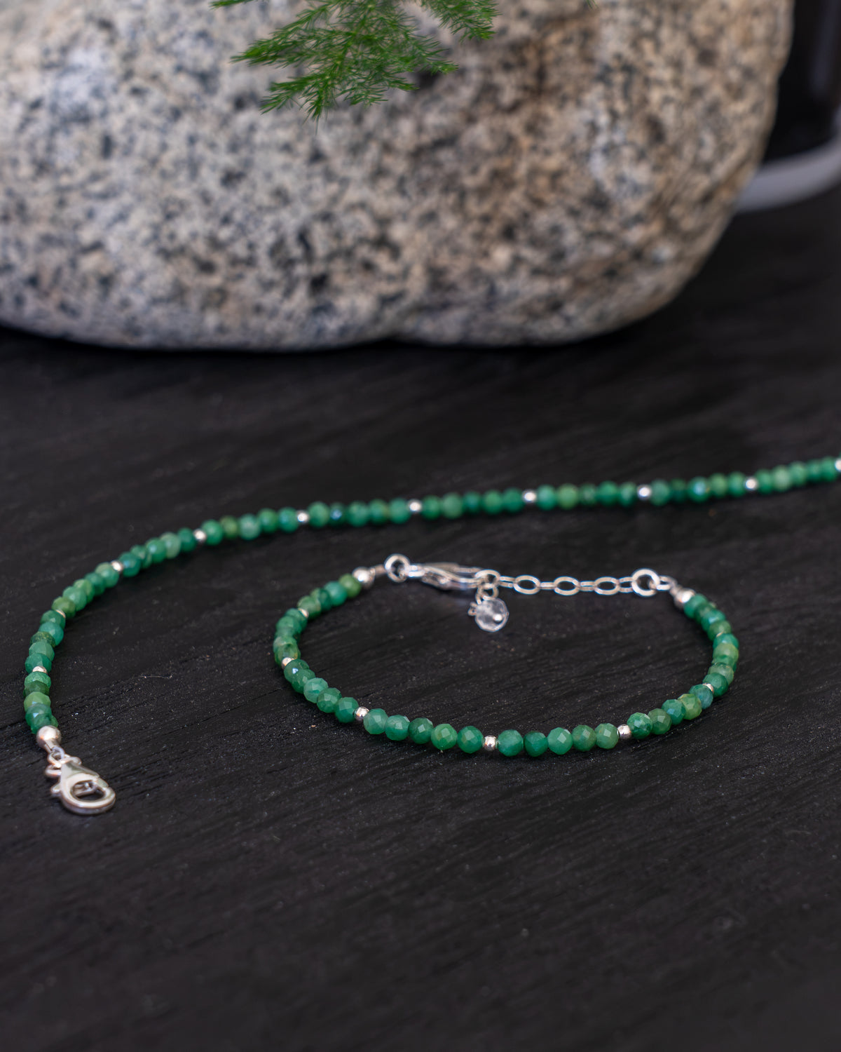 Fern Grove African Jade Bracelet