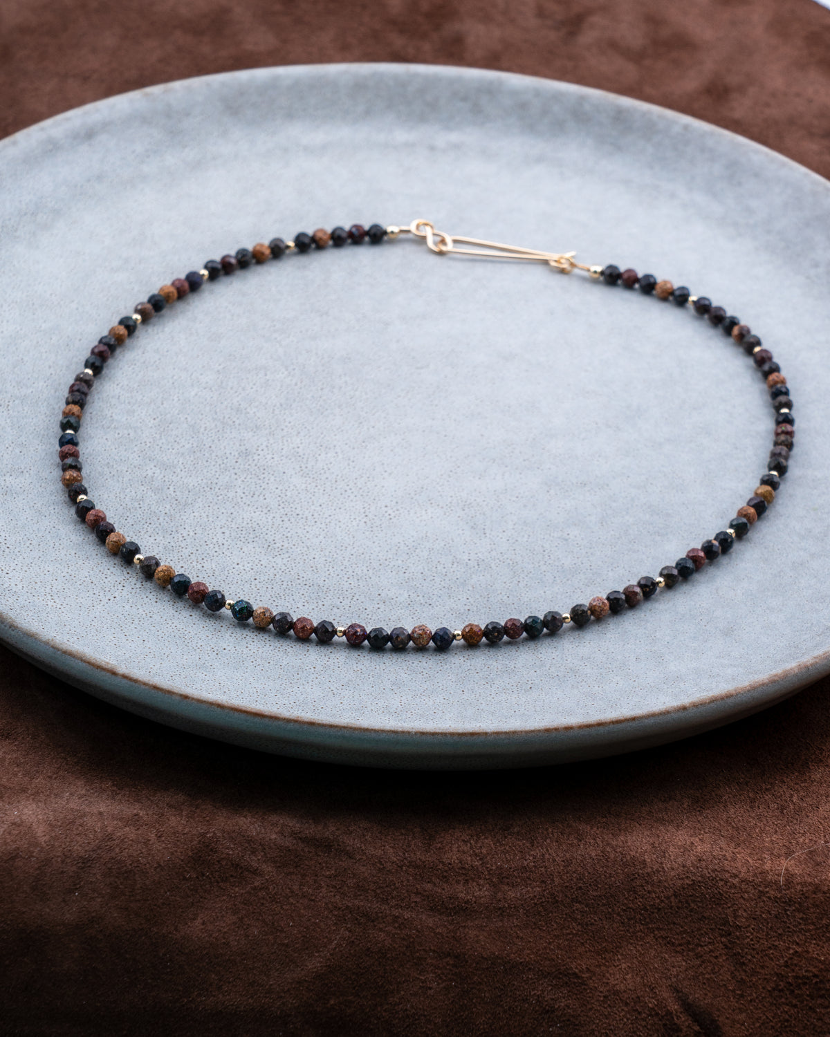 Ember Noir Black Opal Necklace