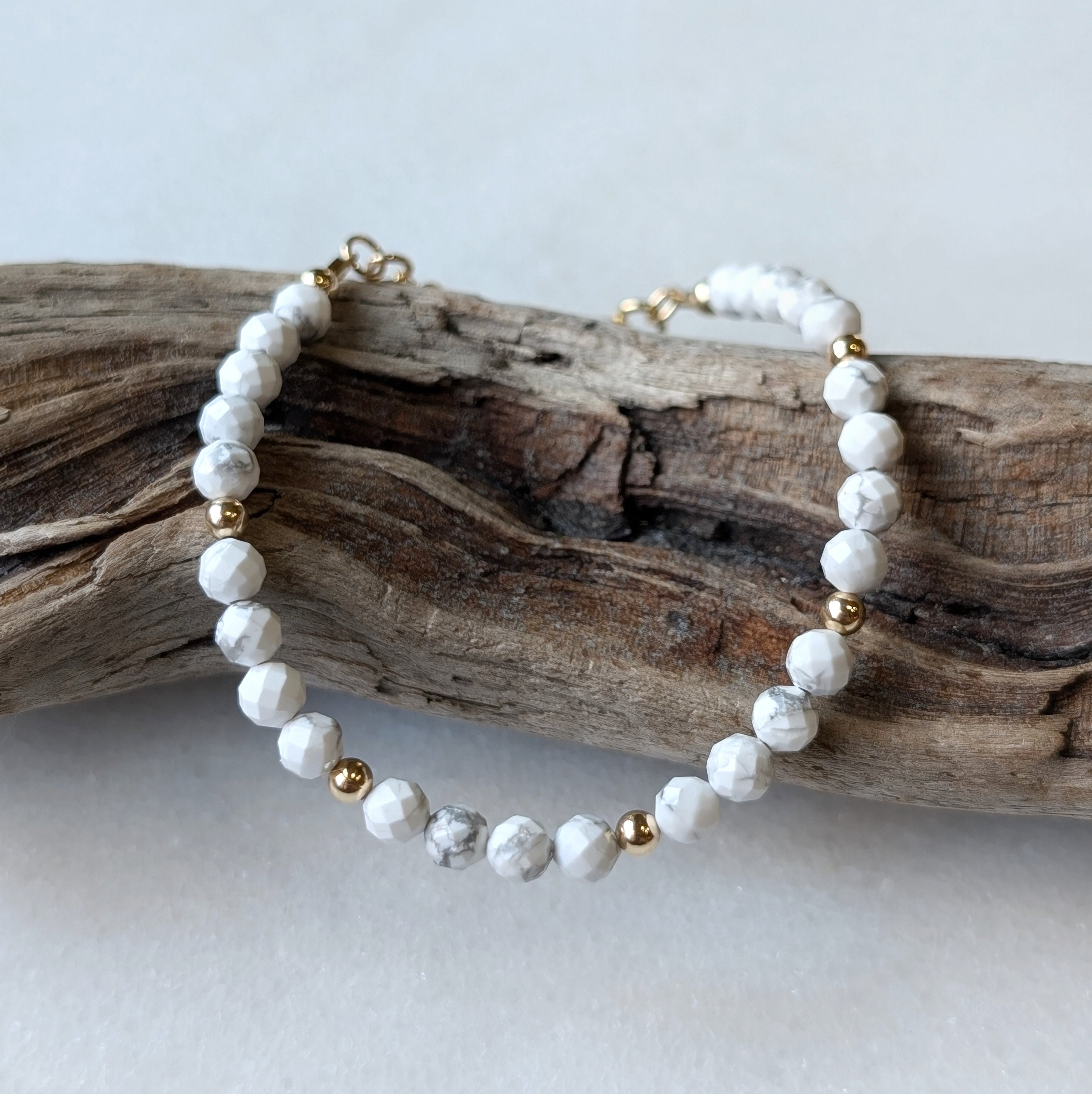 Howlite Calming Luxe Bracelet