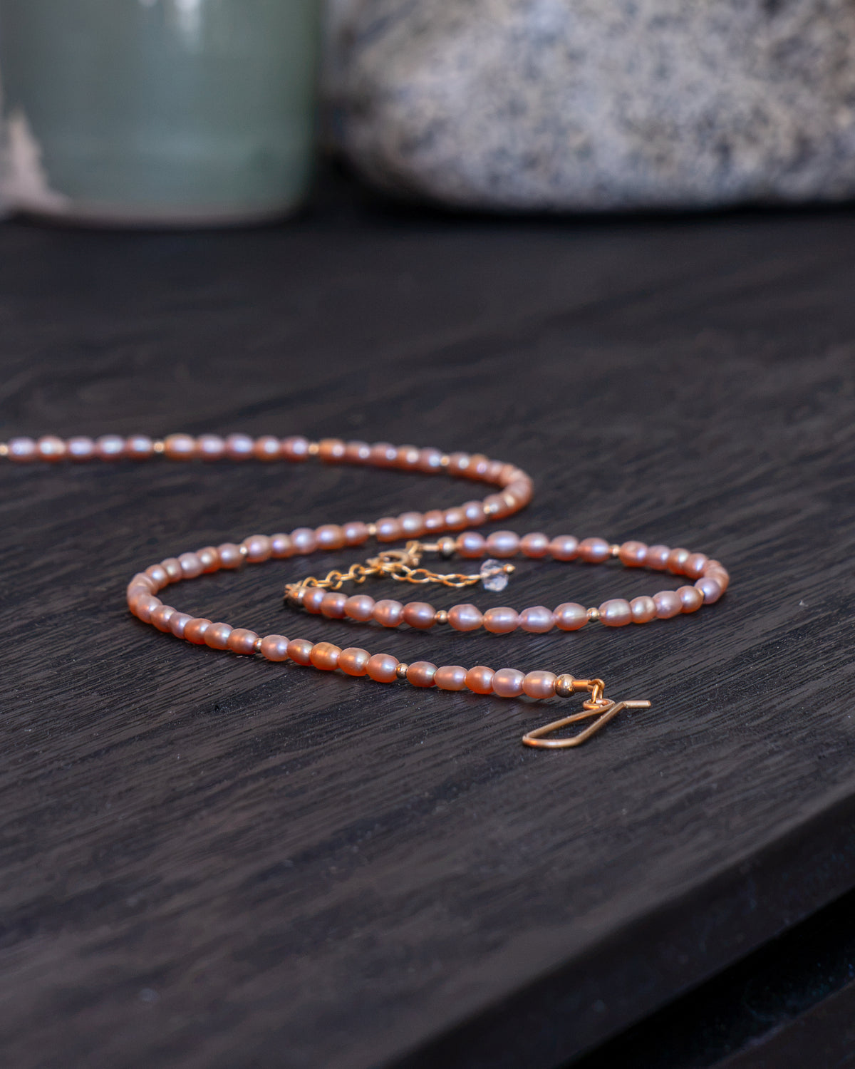 Autumn Ember Freshwater Pearl Bracelet