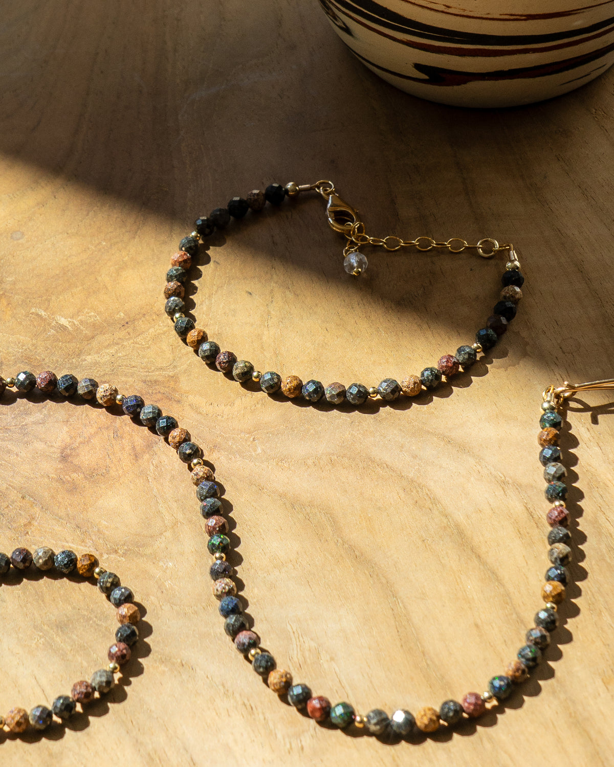Ember Noir Black Opal Bracelet