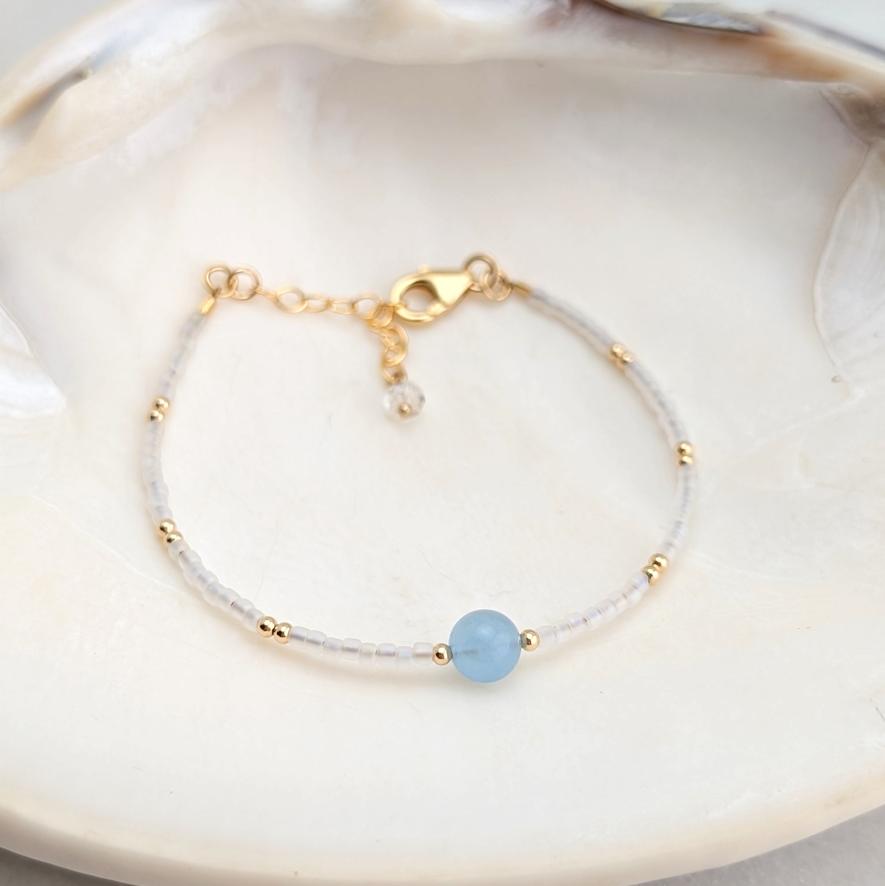 Aquamarine Tranquil Waters Accent Bracelet