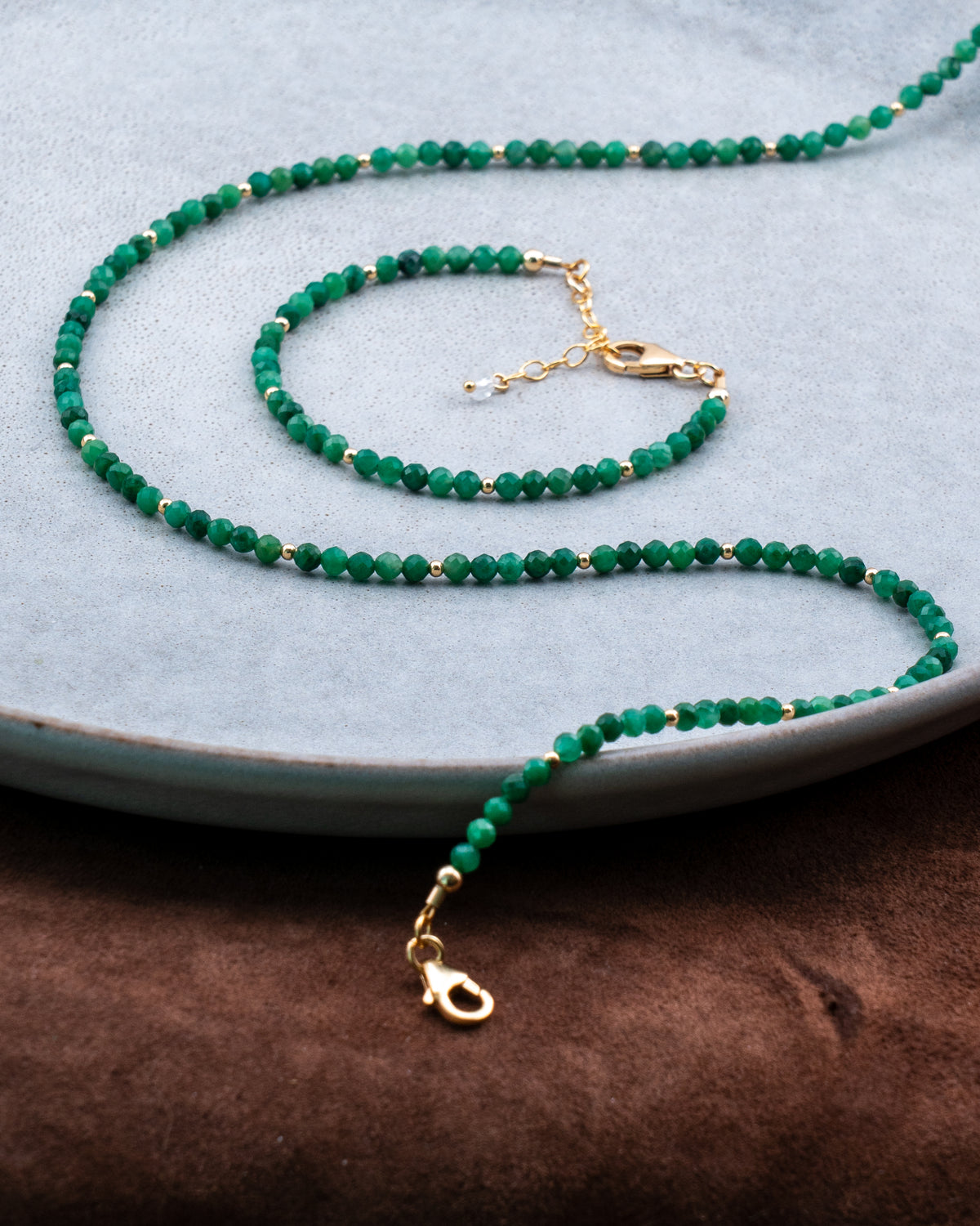 Fern Grove African Jade Bracelet