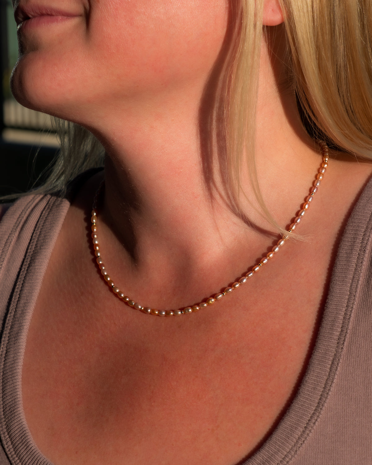 Autumn Ember Freshwater Pearl Necklace