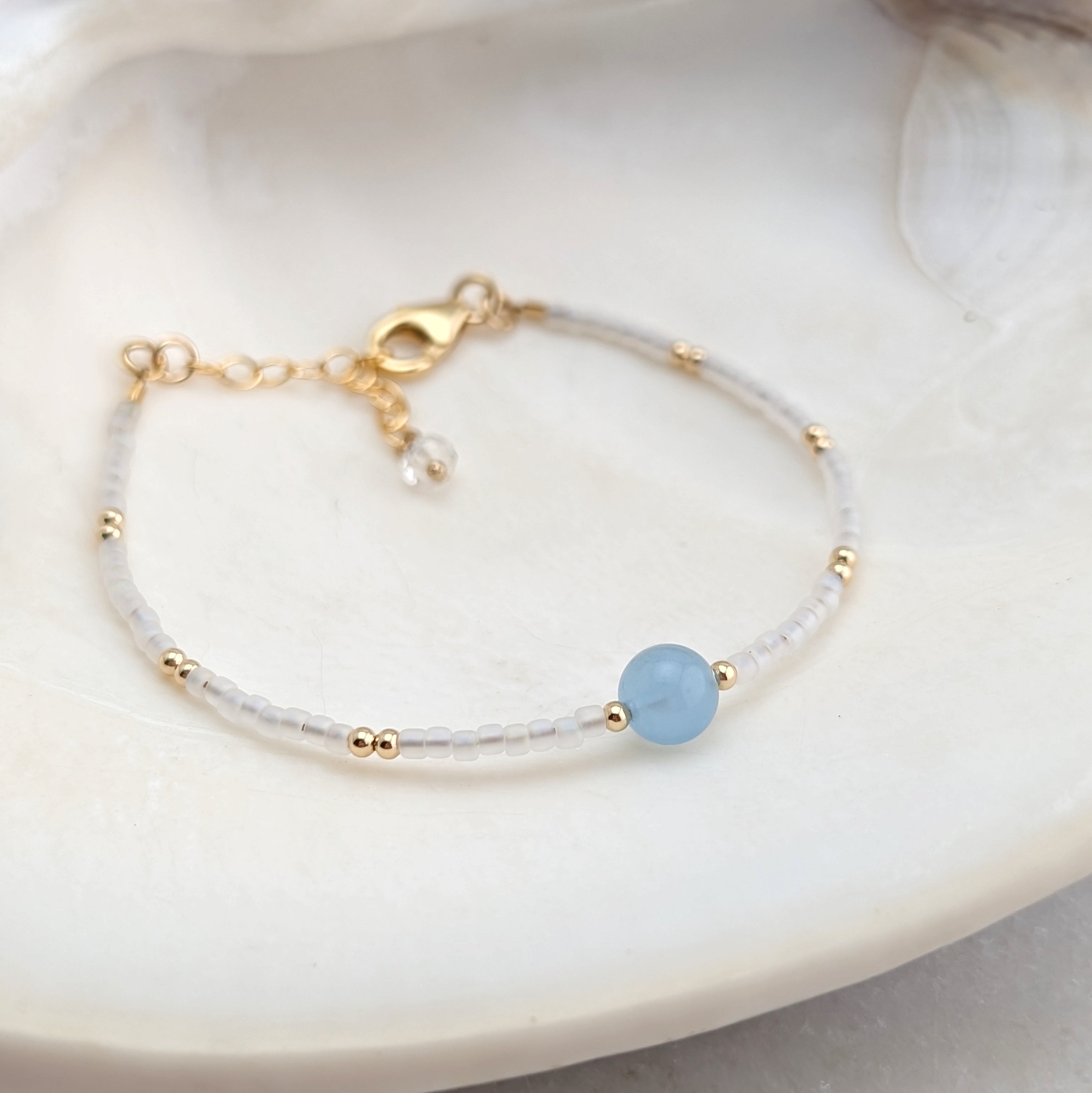 Aquamarine Tranquil Waters Accent Bracelet