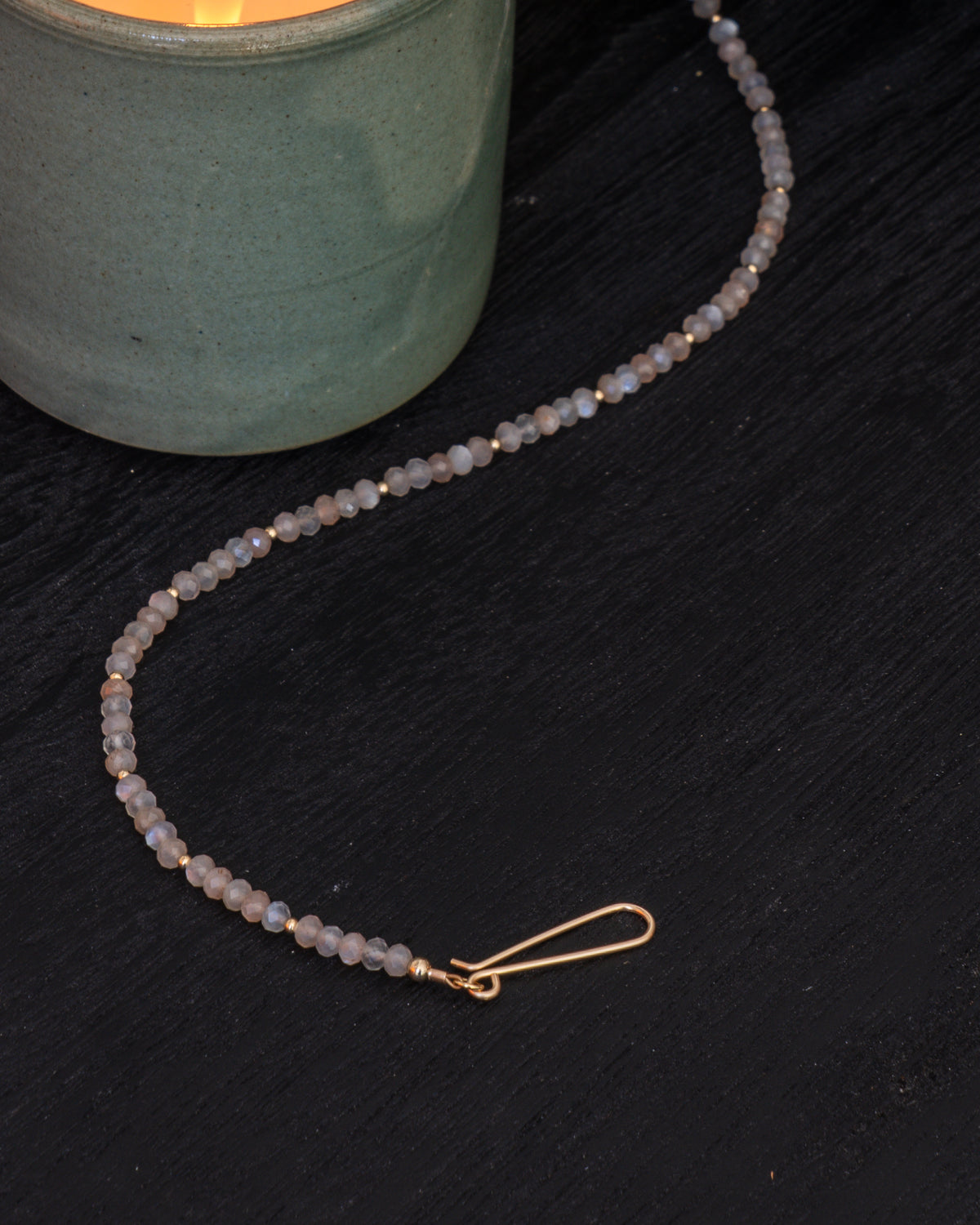 Champagne Frost Moonstone Necklace