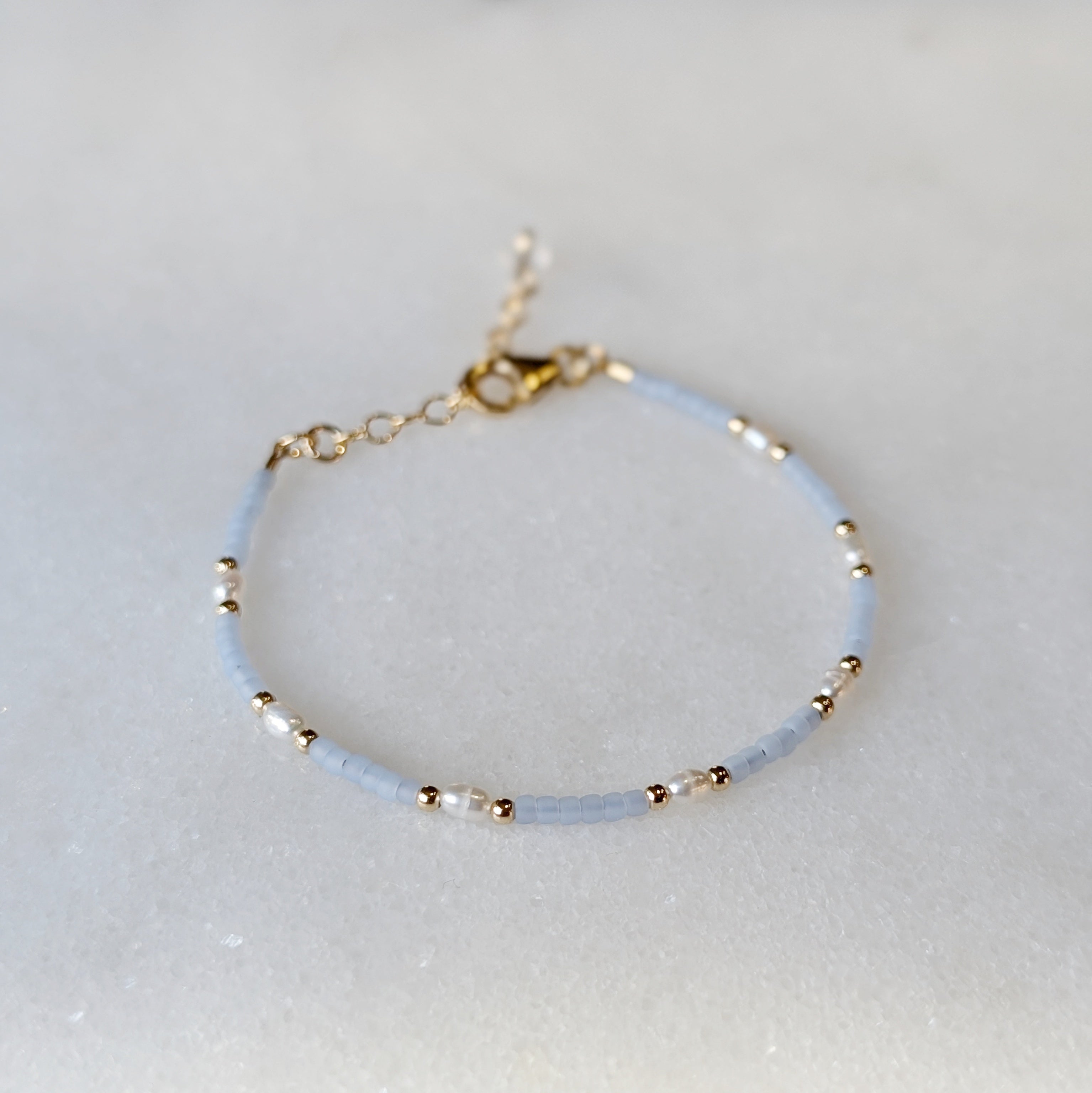 Freshwater Pearl Saltwater Surf Bracelet