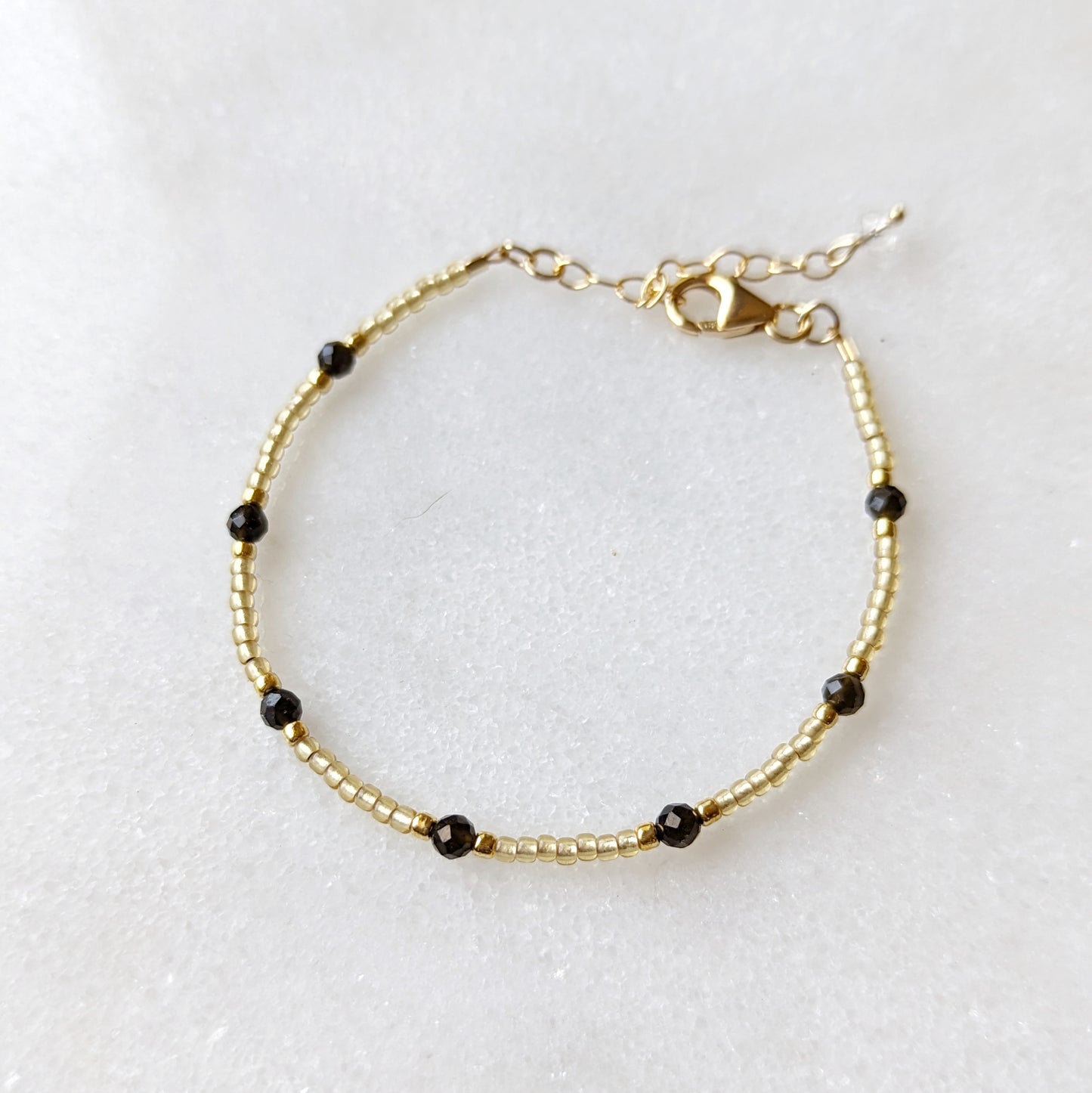 Golden Obsidian Grounding Bracelet