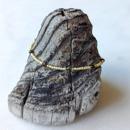 Golden Obsidian Grounding Bracelet