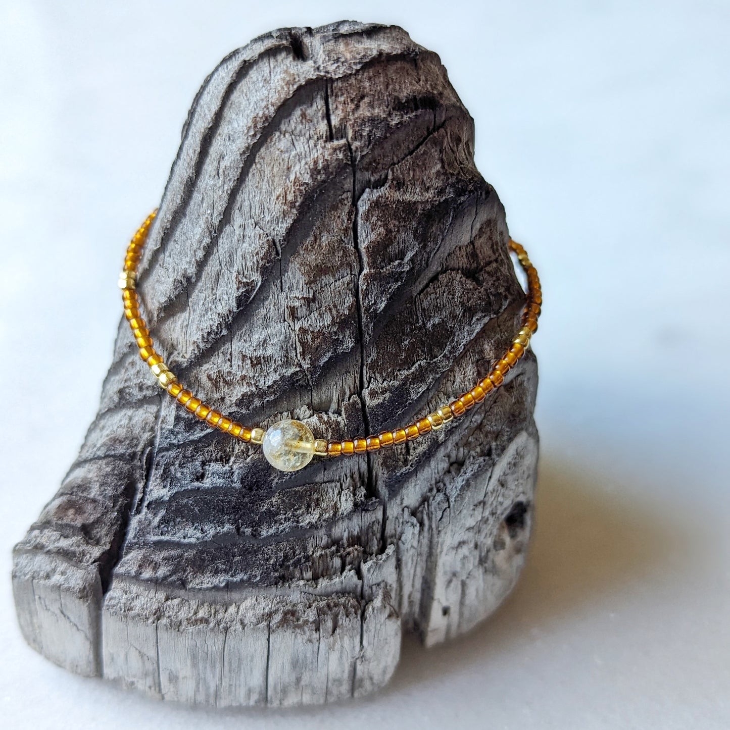 Citrine Amber Abundance Bracelet