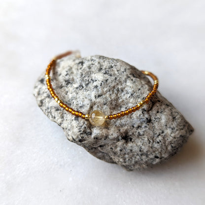 Citrine Amber Abundance Bracelet