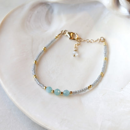 Peruvian Amazonite Still Waters Bracelet