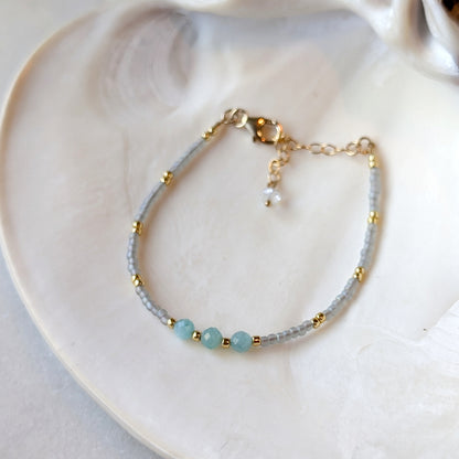 Peruvian Amazonite Still Waters Bracelet