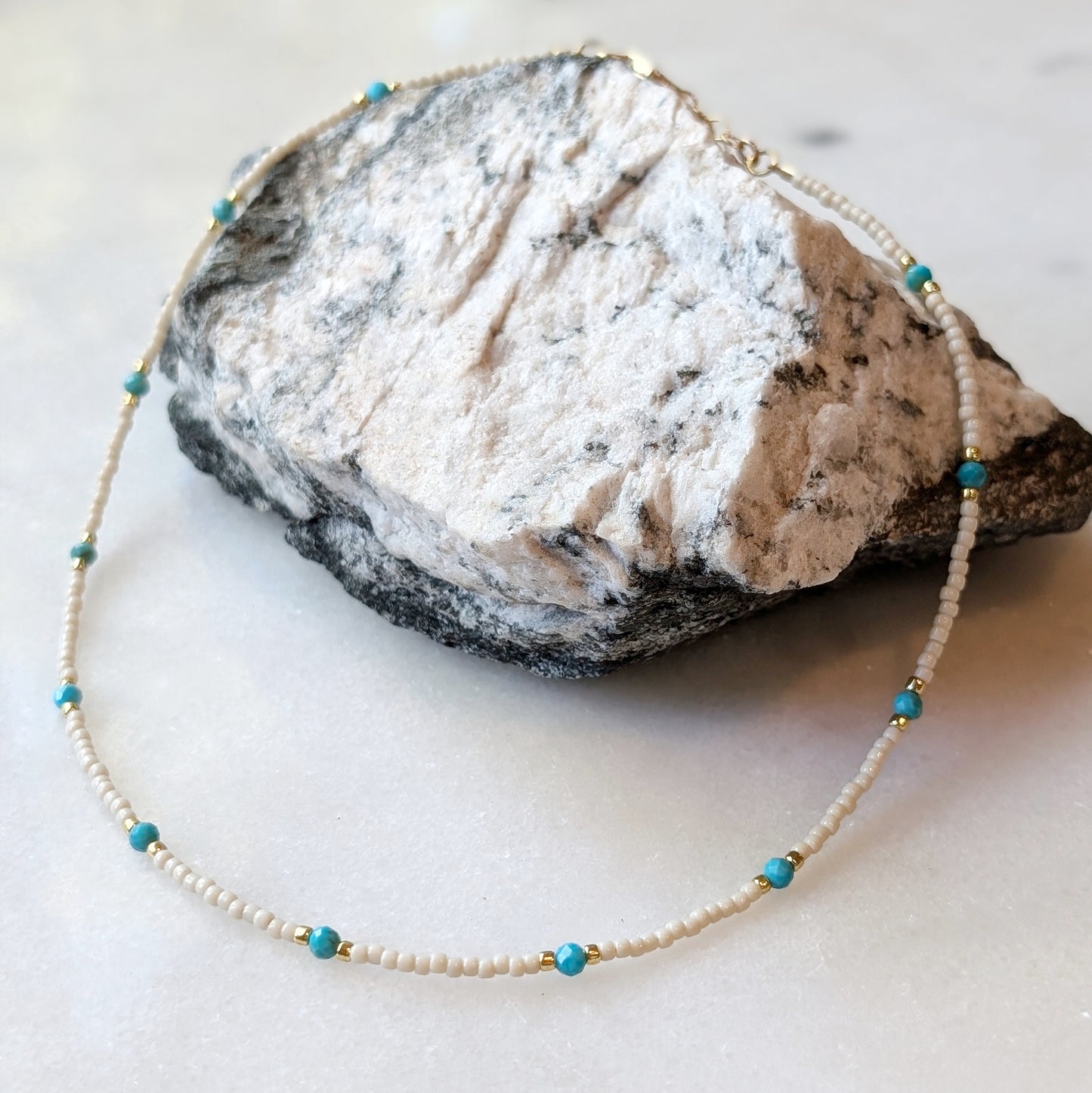 Turquoise Classic Ivory Necklace