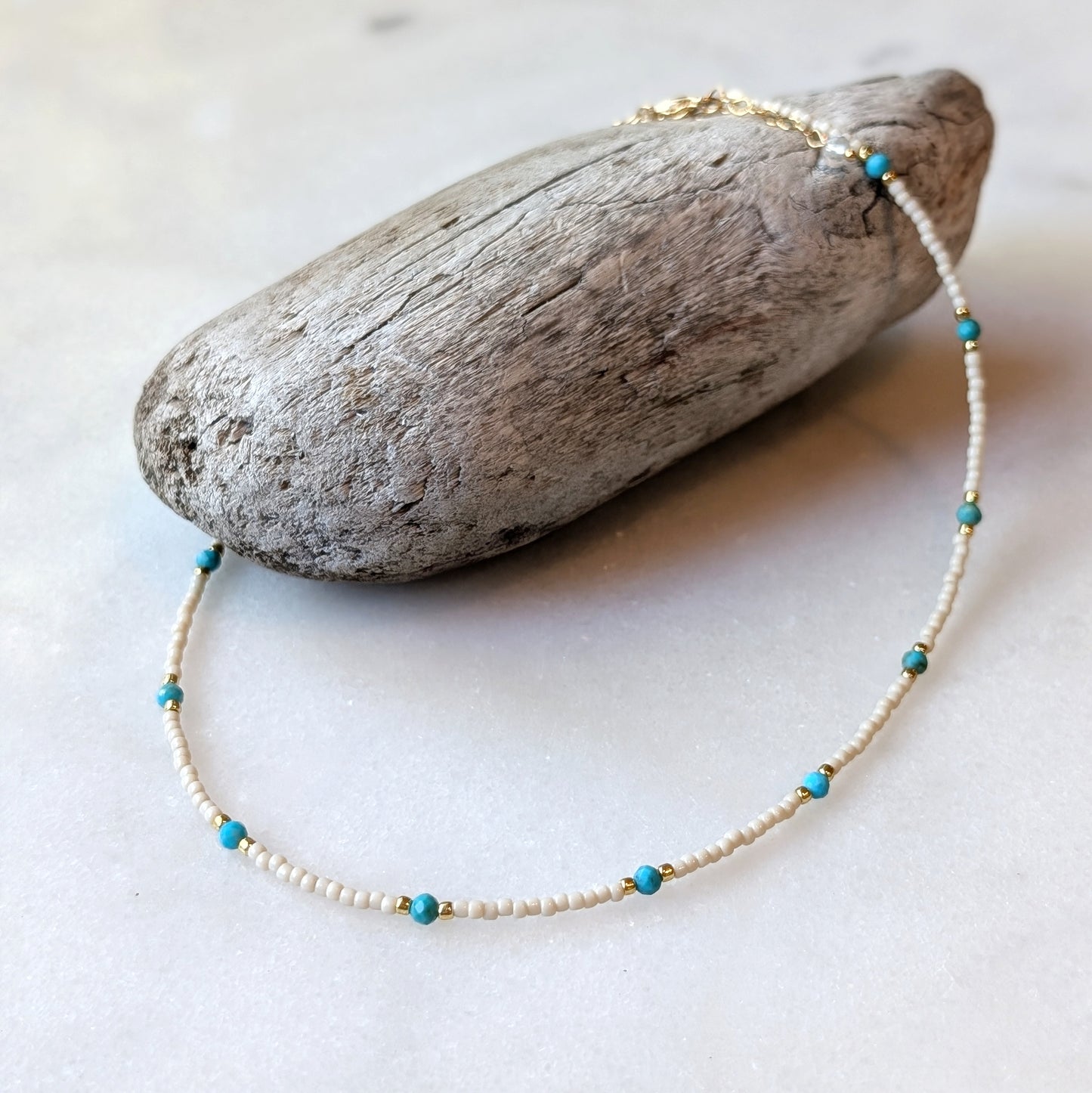 Turquoise Classic Ivory Necklace