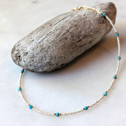 Turquoise Classic Ivory Necklace