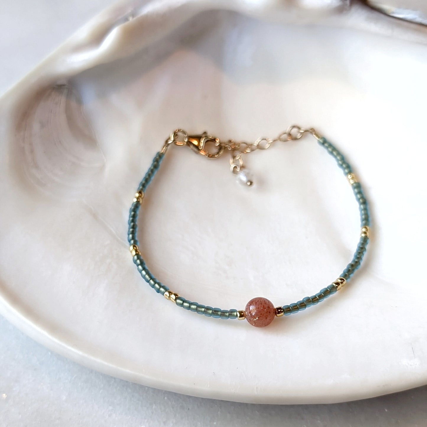 Oregon Sunstone Sunkissed Coastline Bracelet