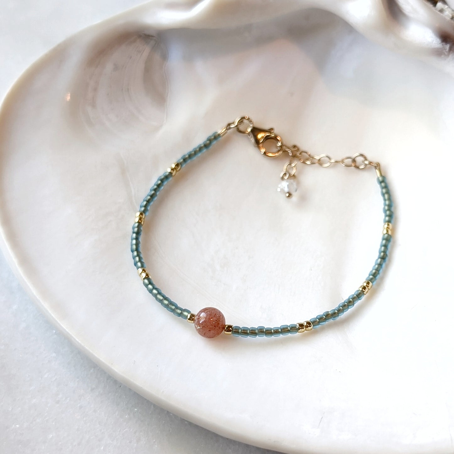 Oregon Sunstone Sunkissed Coastline Bracelet