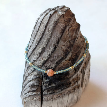 Oregon Sunstone Sunkissed Coastline Bracelet