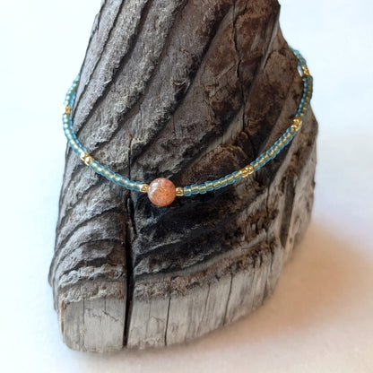 Oregon Sunstone Sunkissed Coastline Bracelet