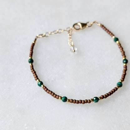 Malachite Transformation & Growth Bracelet