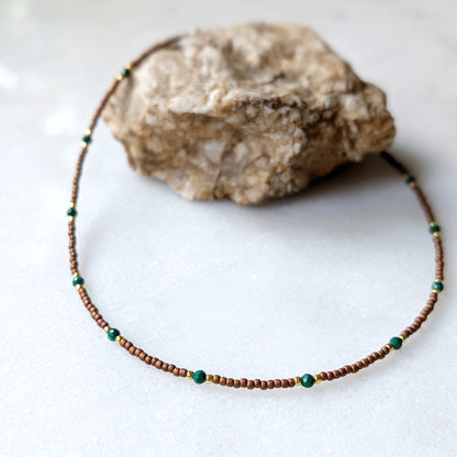 Malachite Transformation & Growth Necklace