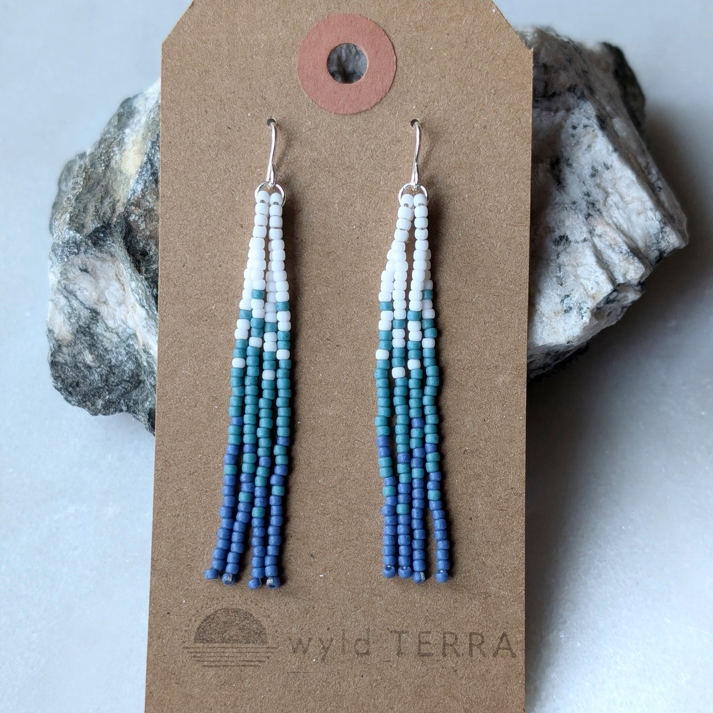 Coastal Daze Short Beaded Fringe Earrings