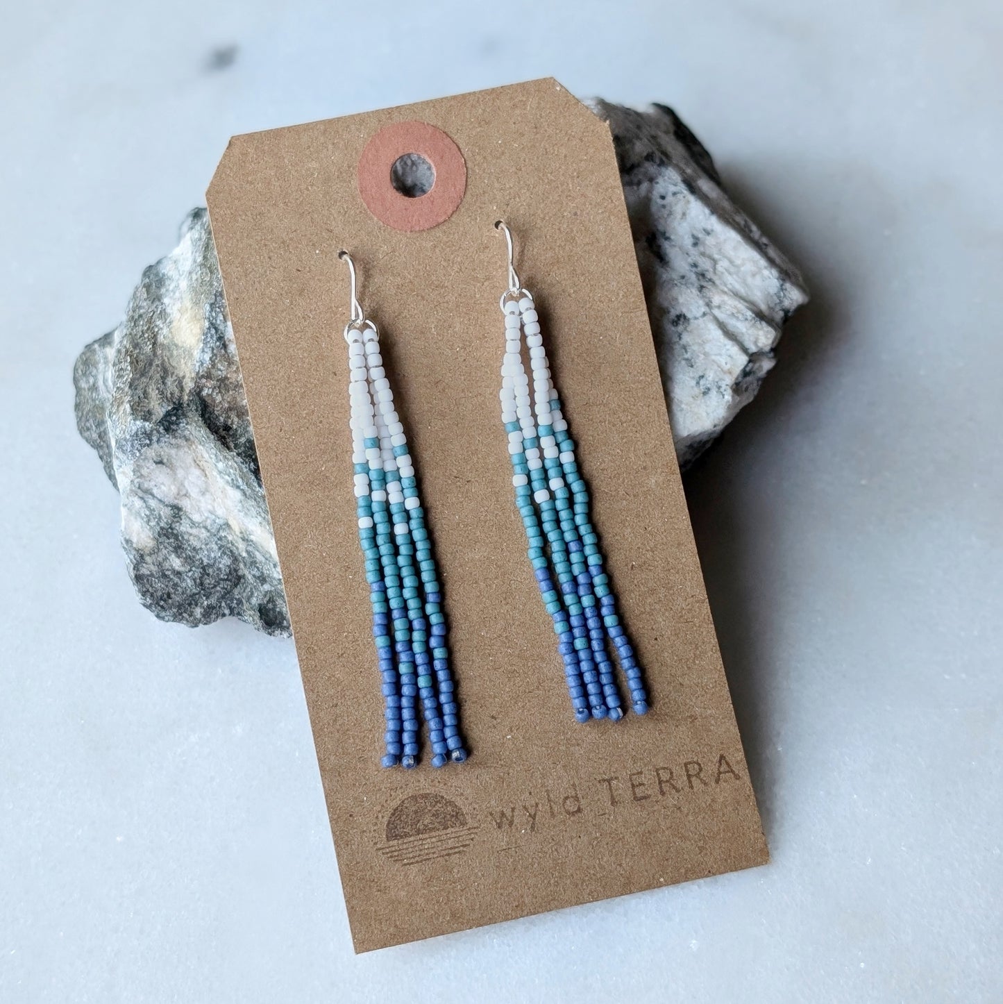 Coastal Daze Short Beaded Fringe Earrings