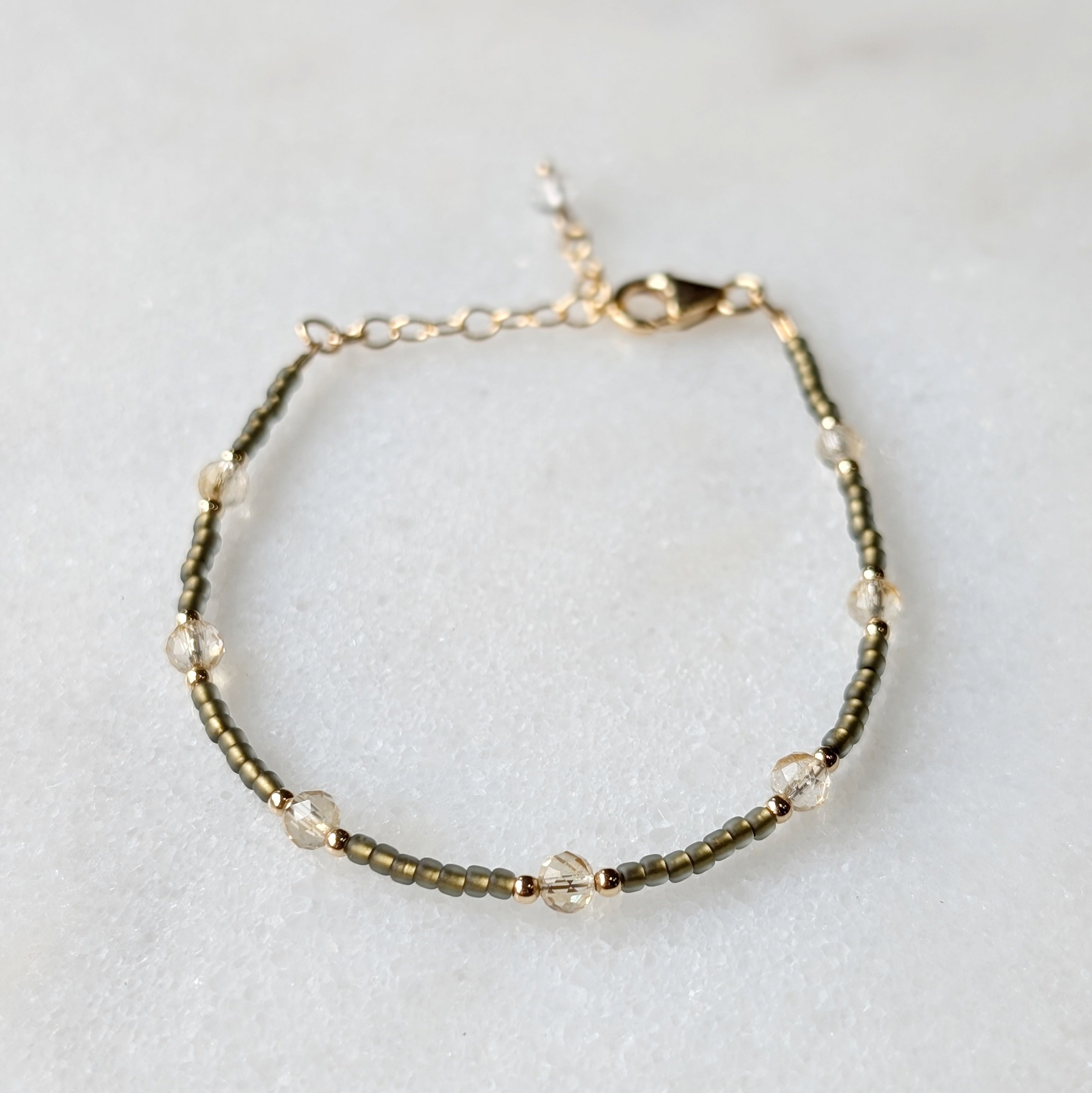 Citrine Sage Multi Abundance Bracelet