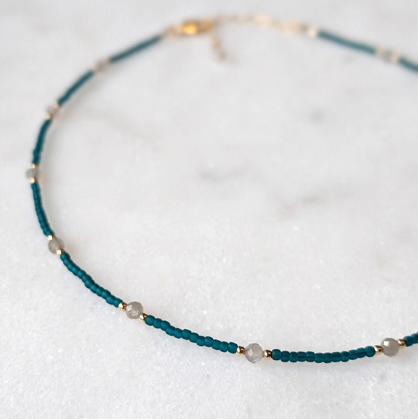 Labradorite Teal Waters Necklace