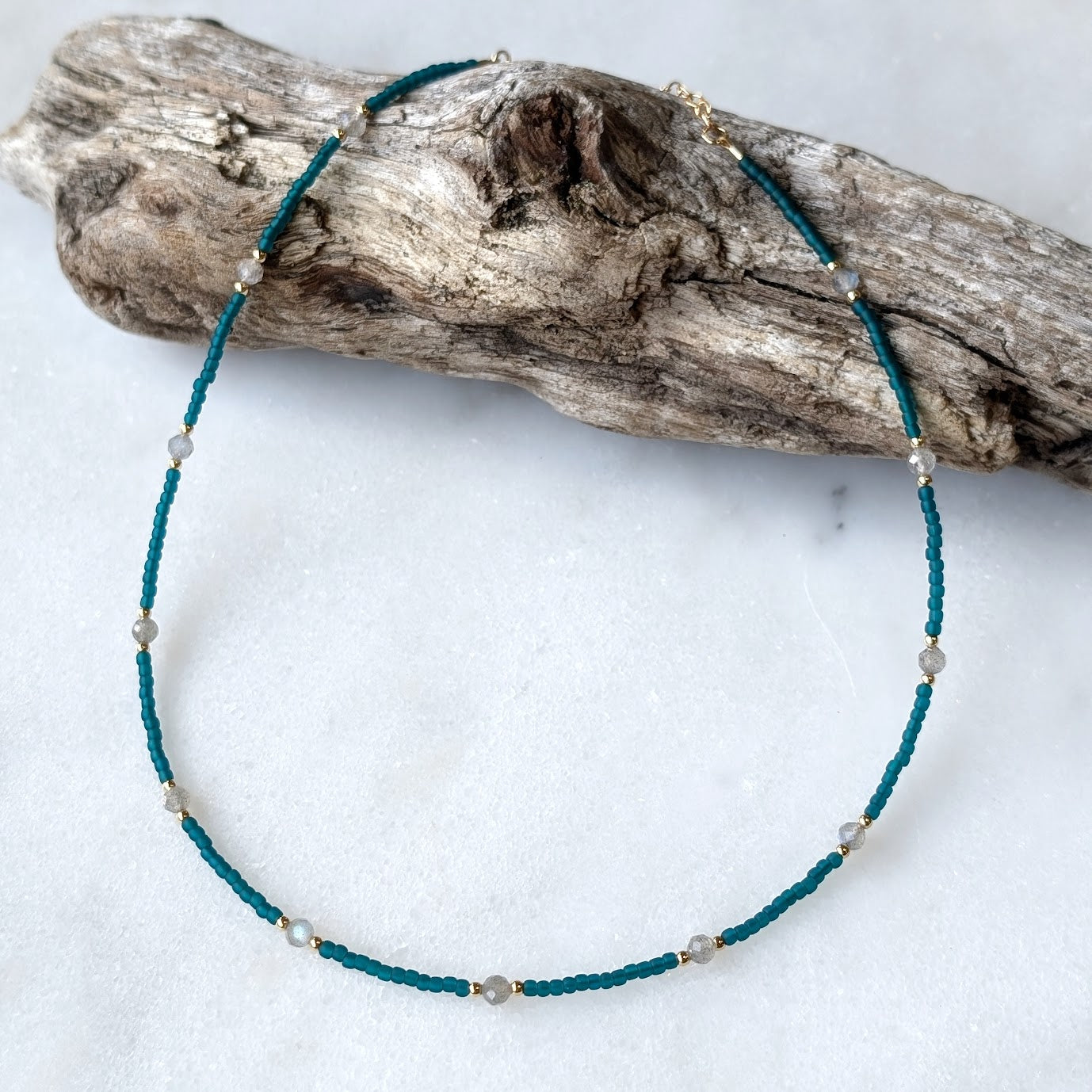 Labradorite Teal Waters Necklace