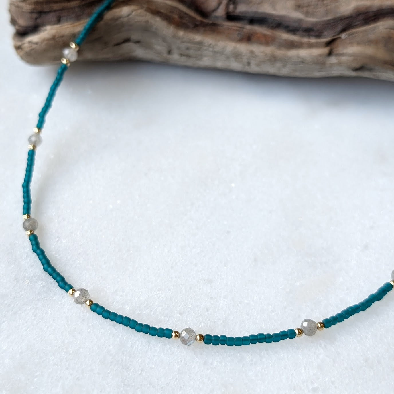 Labradorite Teal Waters Necklace