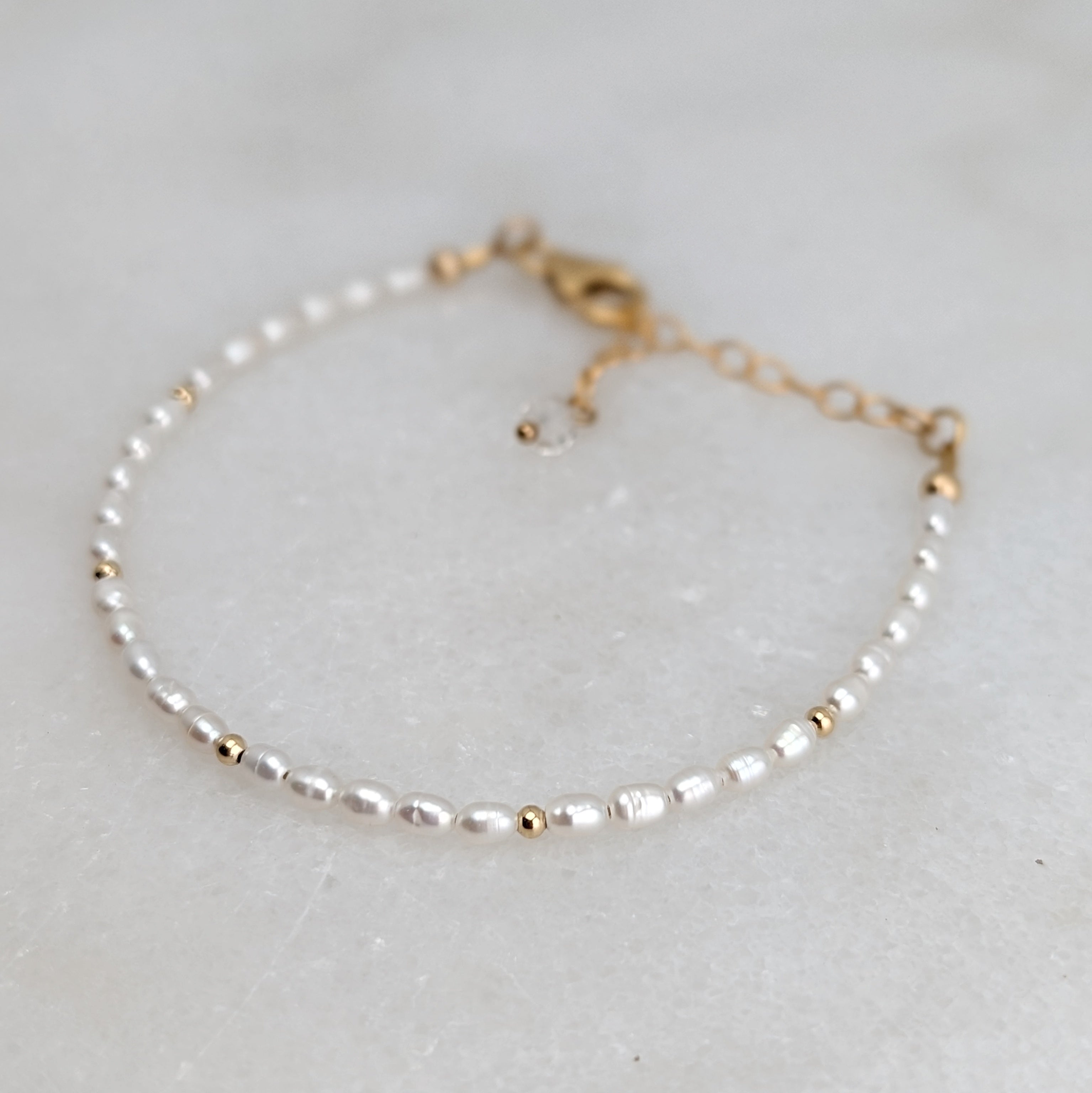 Freshwater Rice Pearl Luxe Bracelet
