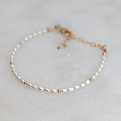 Freshwater Rice Pearl Luxe Bracelet
