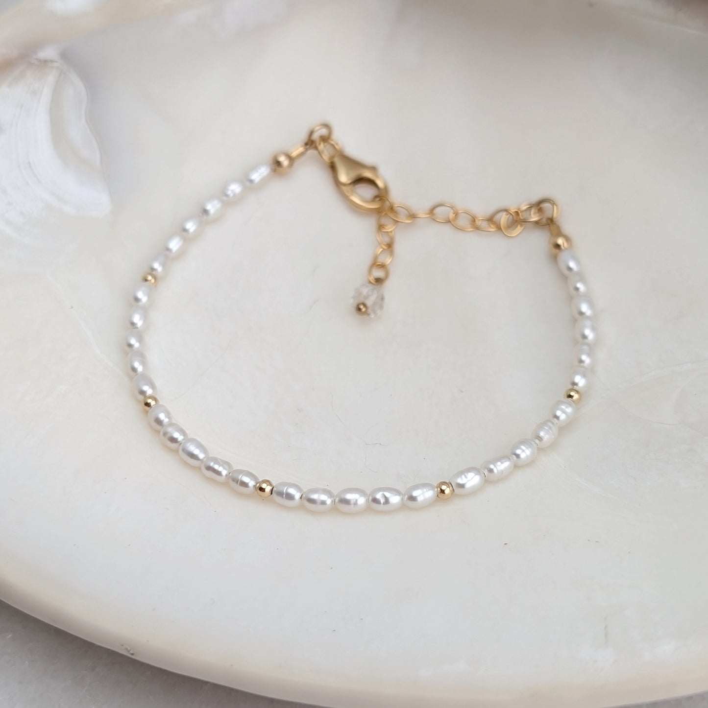 Freshwater Rice Pearl Luxe Bracelet