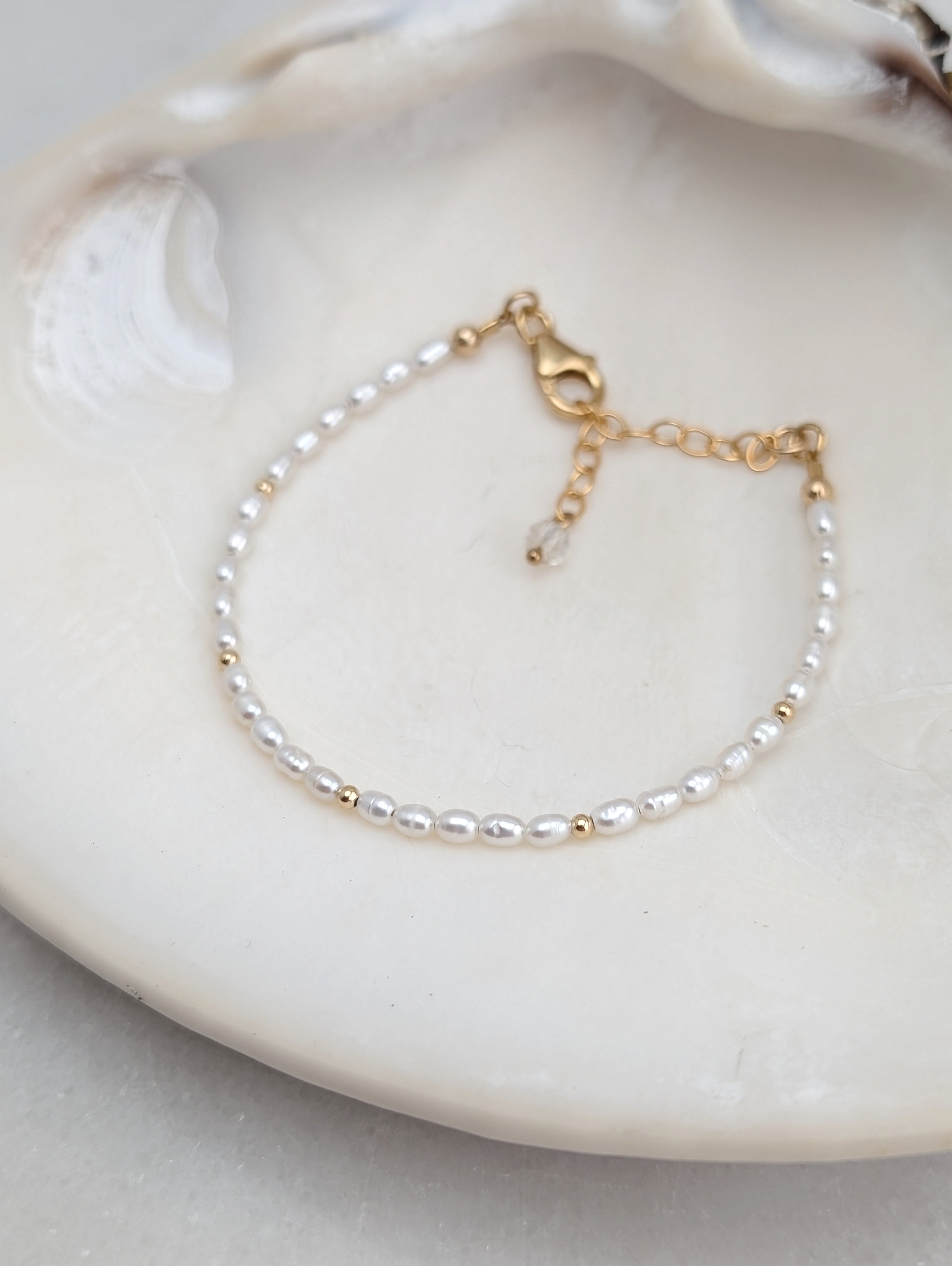 Freshwater Rice Pearl Luxe Bracelet