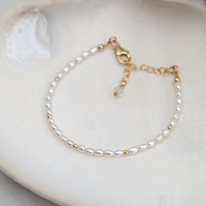 Freshwater Rice Pearl Luxe Bracelet
