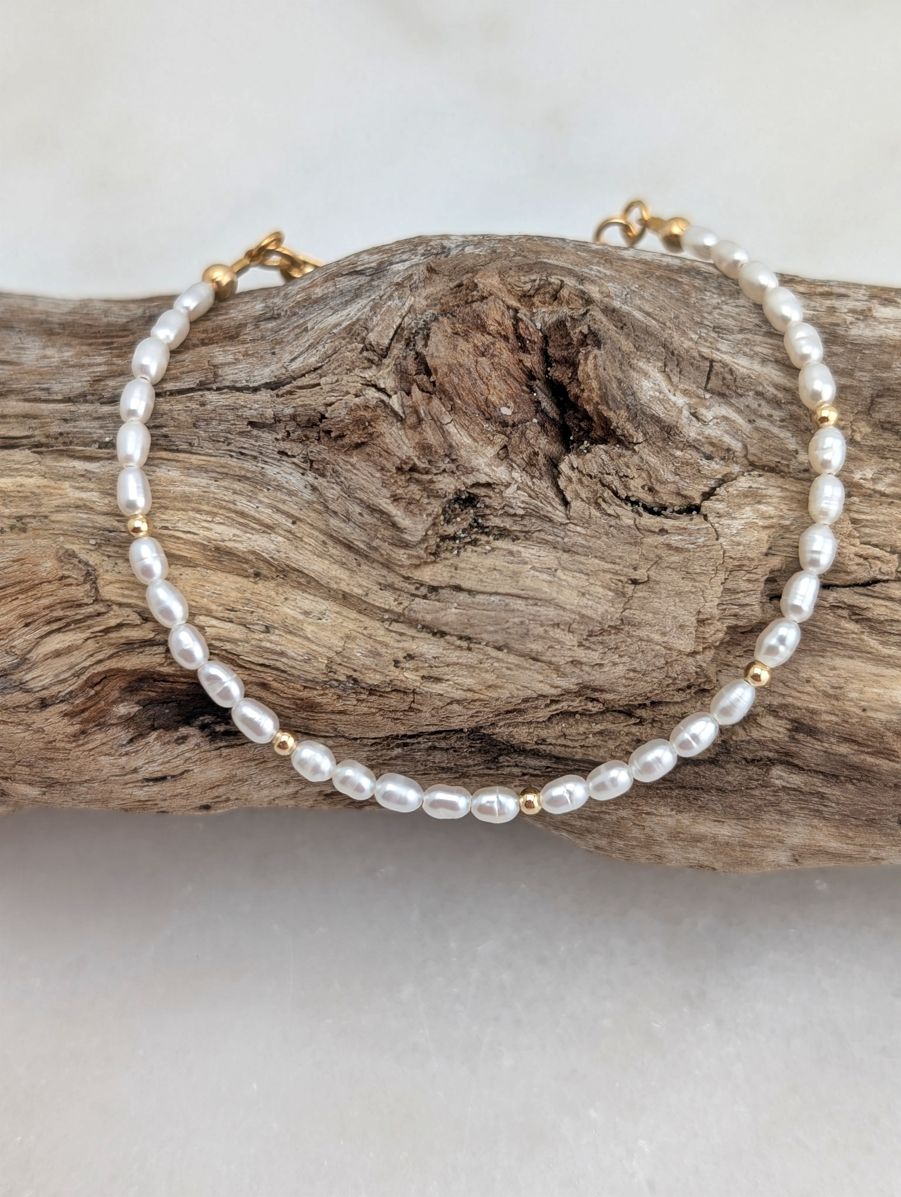 Freshwater Rice Pearl Luxe Bracelet