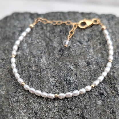 Freshwater Rice Pearl Luxe Bracelet