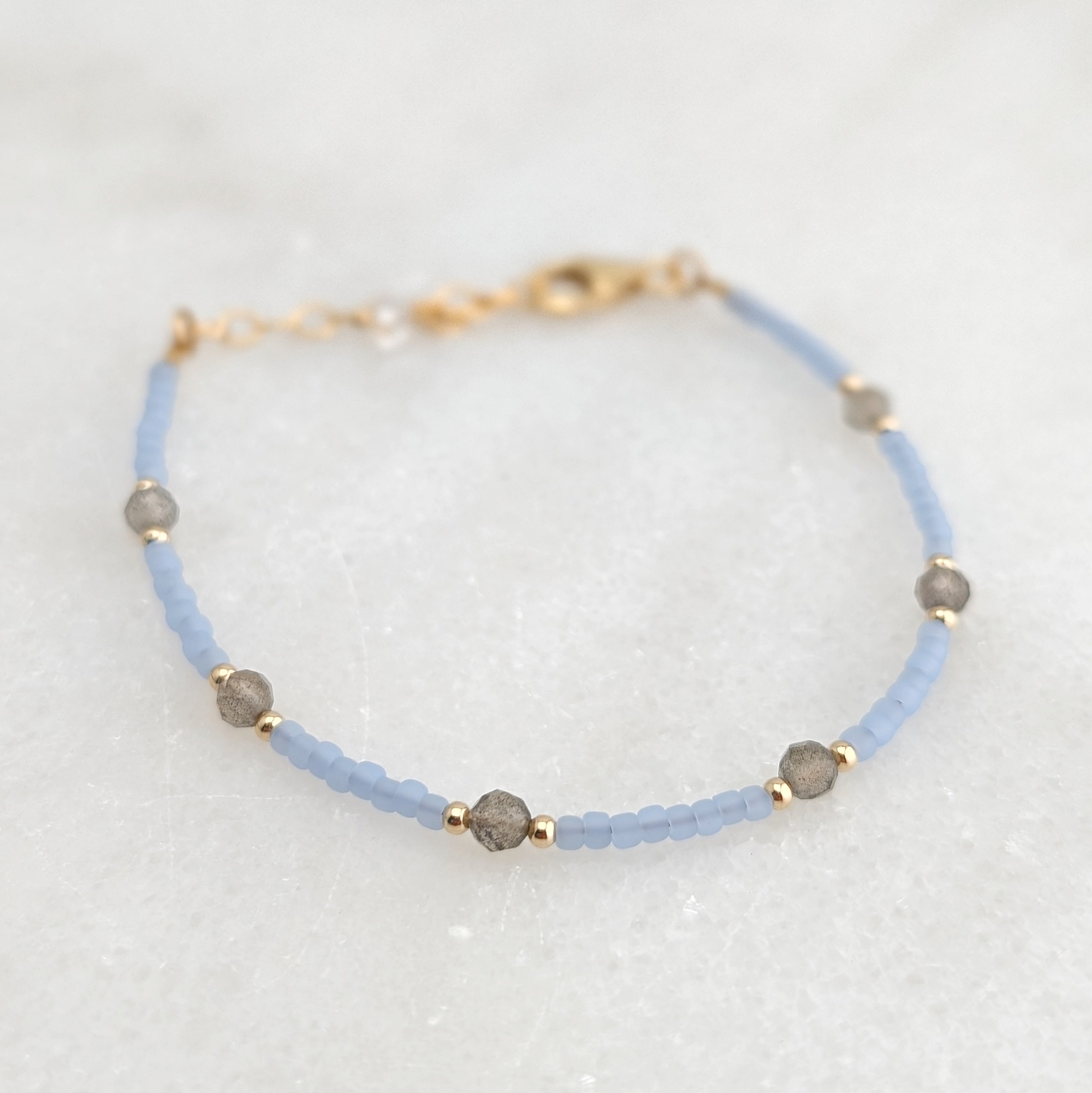 Labradorite Saltwater Surf Bracelet
