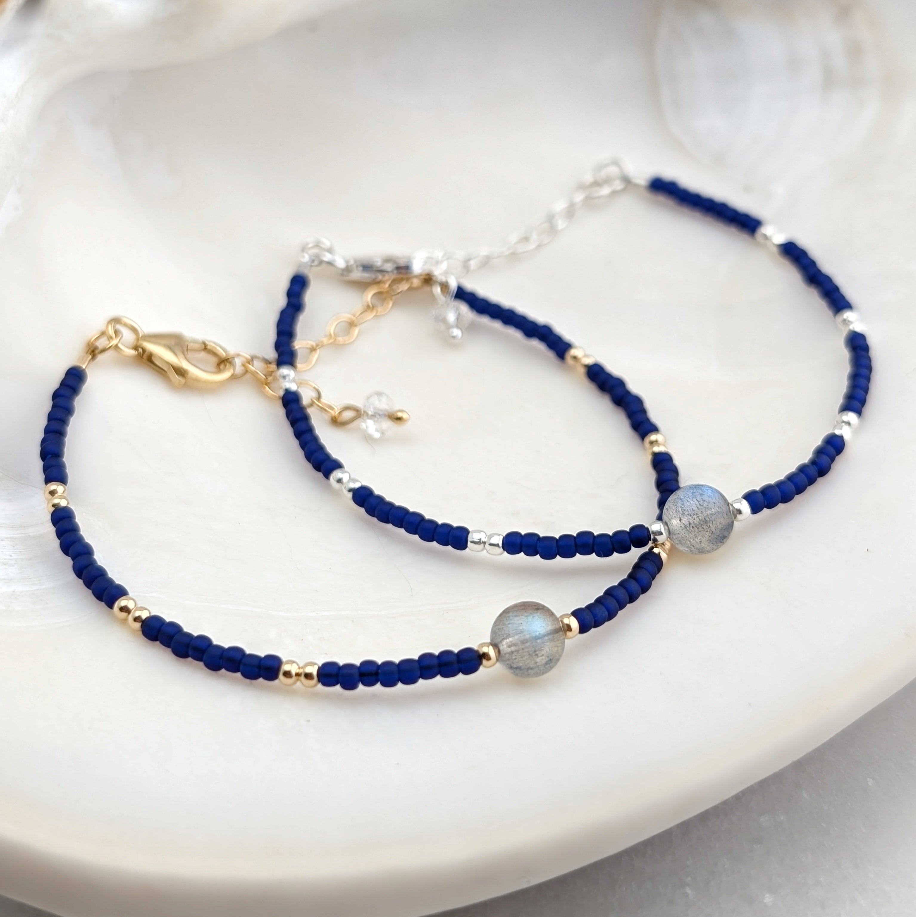 Labradorite Deep Sea Transformation Accent Bracelet