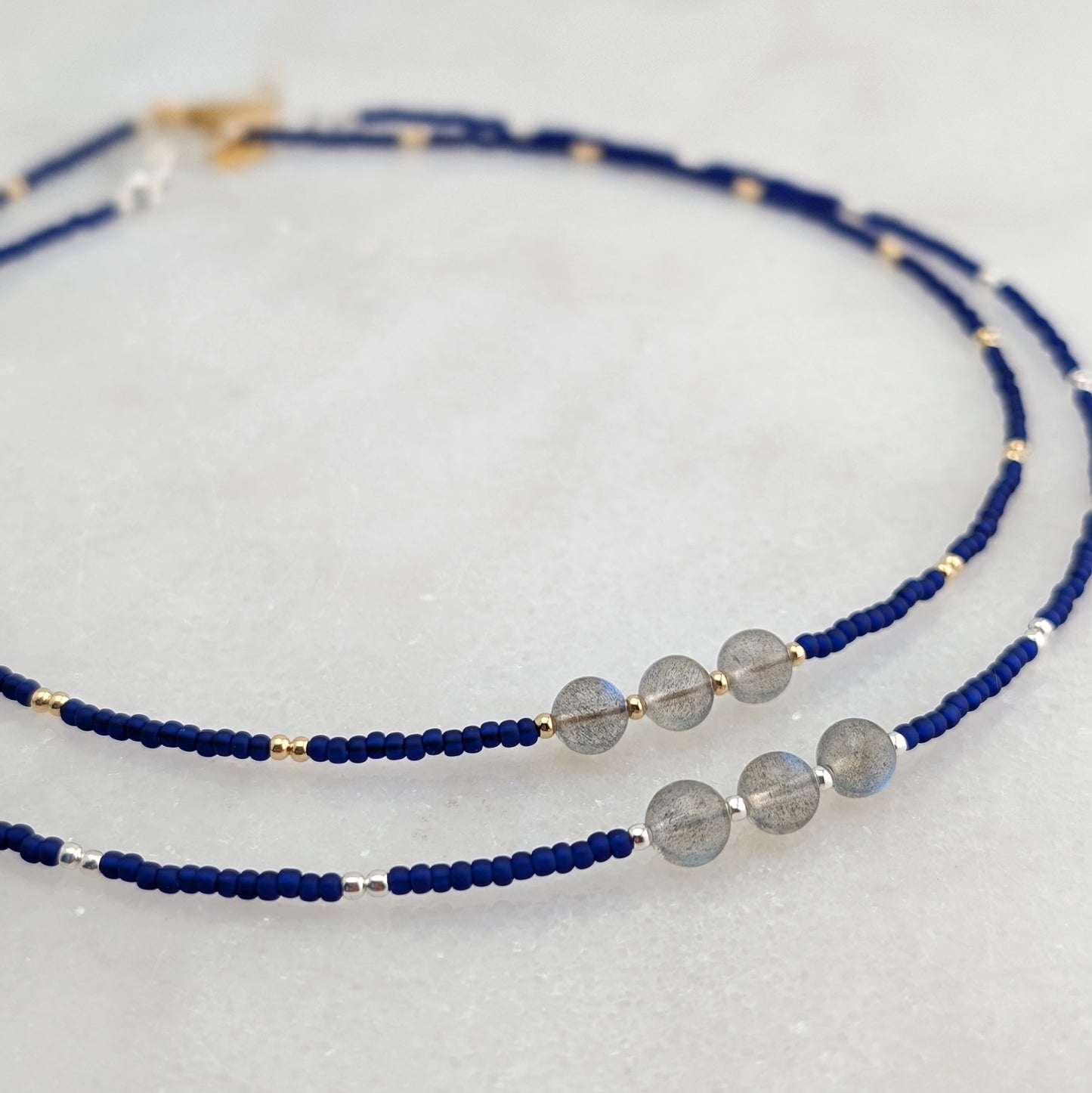 Labradorite Deep Sea Triple Transformation Necklace