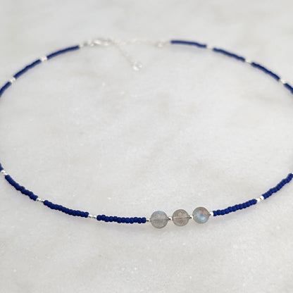 Labradorite Deep Sea Triple Transformation Necklace