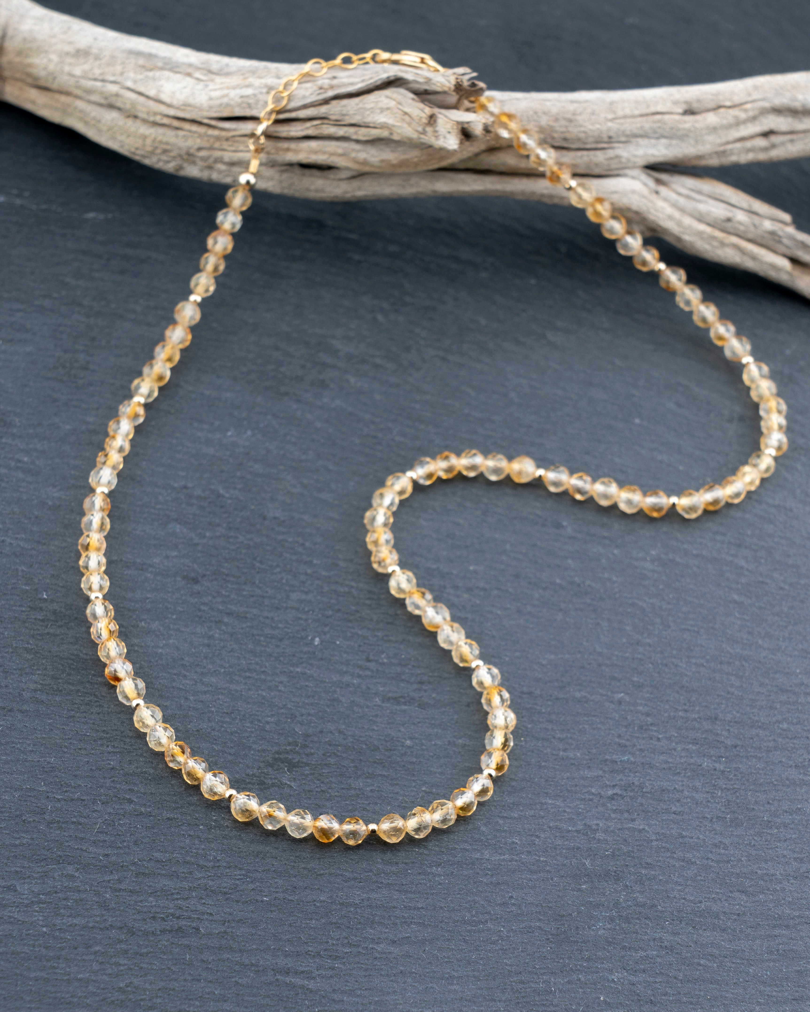 Morning Radiance Citrine Necklace