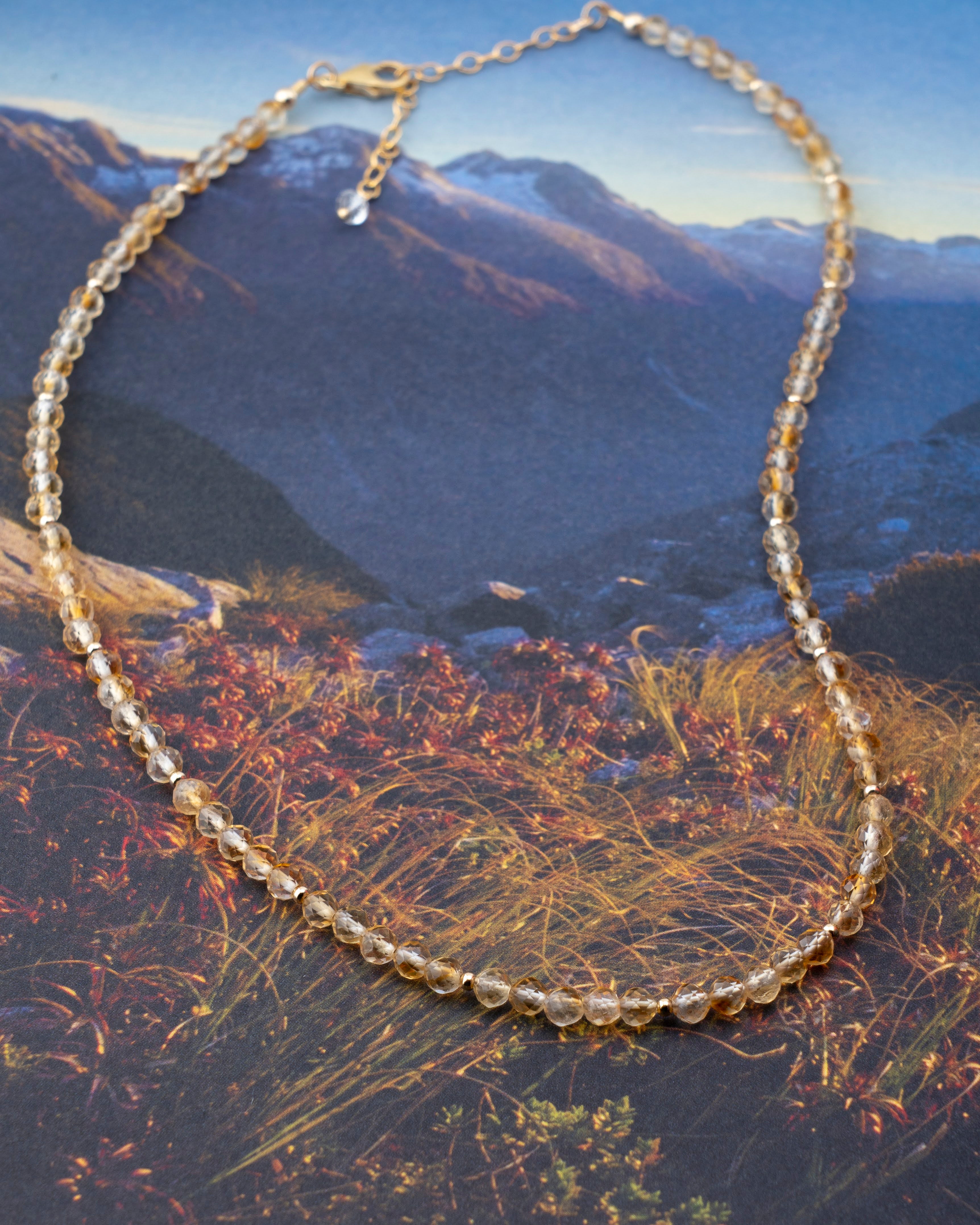 Morning Radiance Citrine Necklace