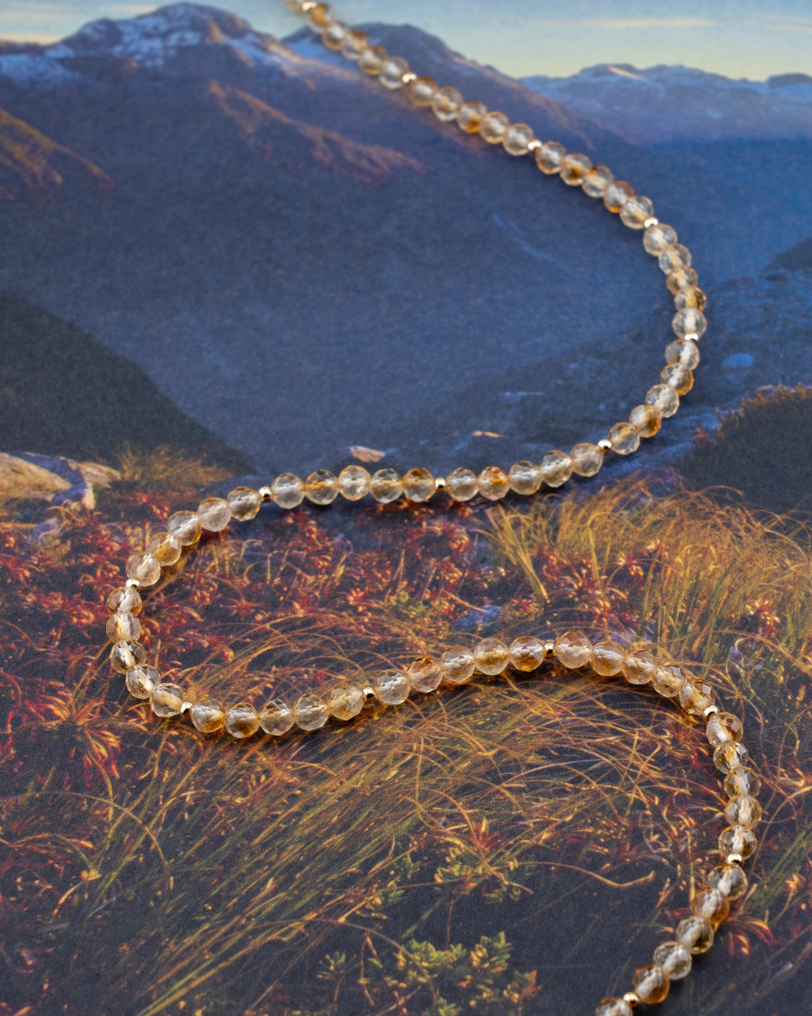 Morning Radiance Citrine Necklace