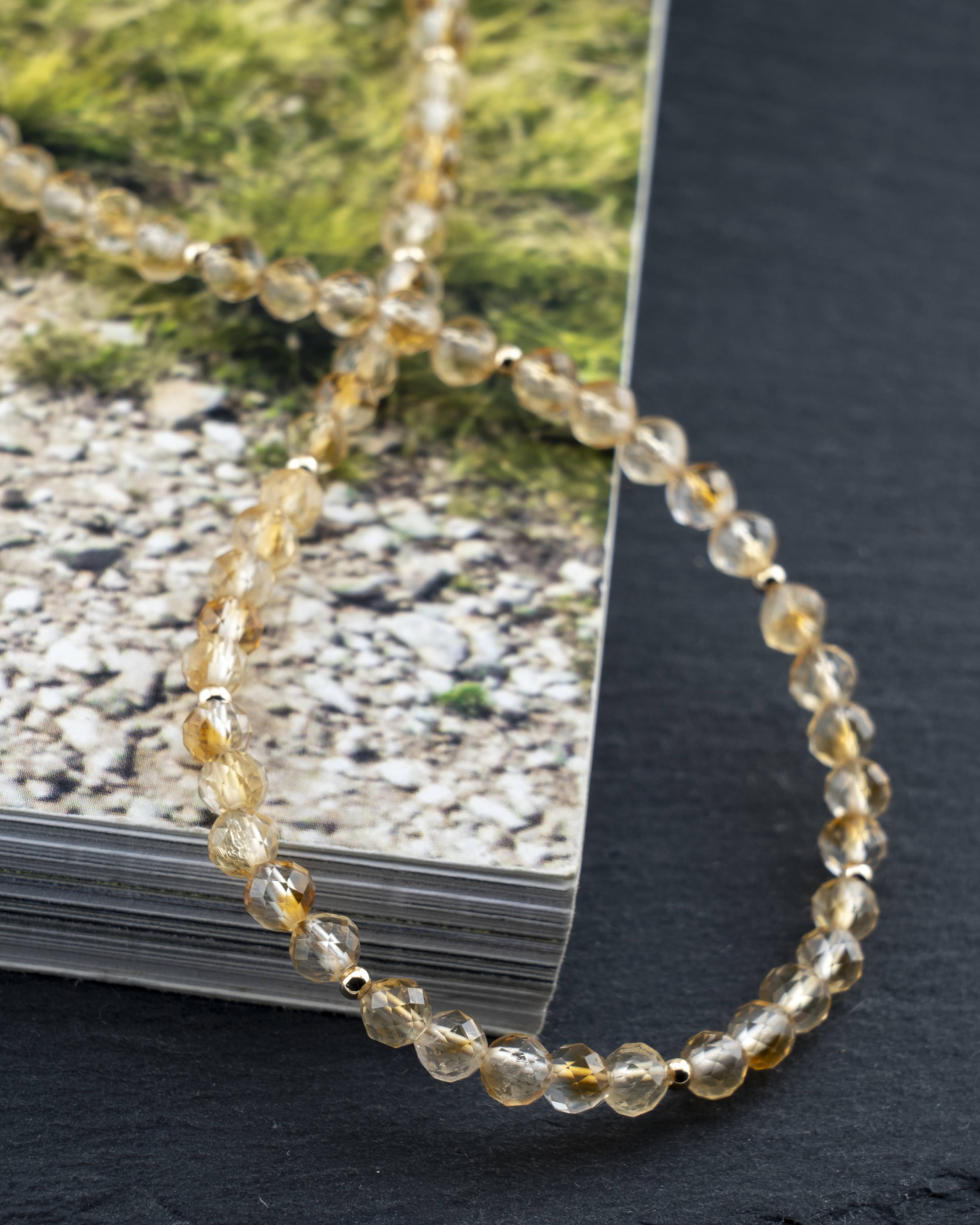Morning Radiance Citrine Necklace