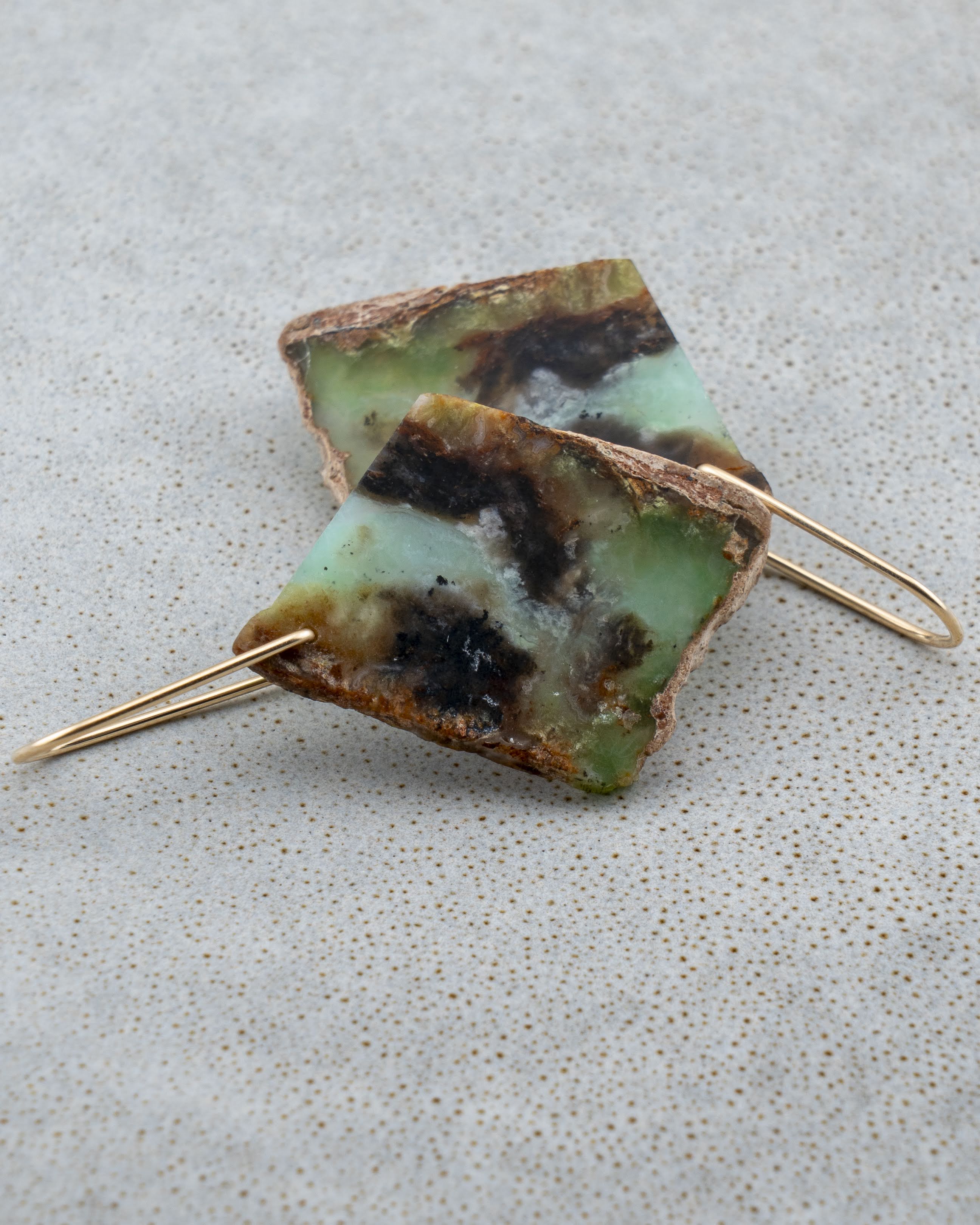 Australian Chrysoprase Dangles